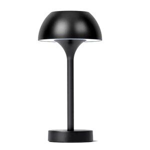 Threshold™ Solar and Rechargeable USB LED Outdoor Table Lamp, Black
